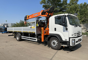 ISUZU FVR34UL-S (18т) С КМУ HANGIL 976 (8,0т) БОРТ 8,0×2,5×0,6м